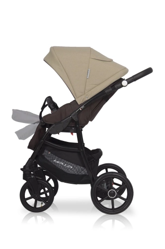 Riko Basic Bella 07 Taupe Bērnu rati 2in1