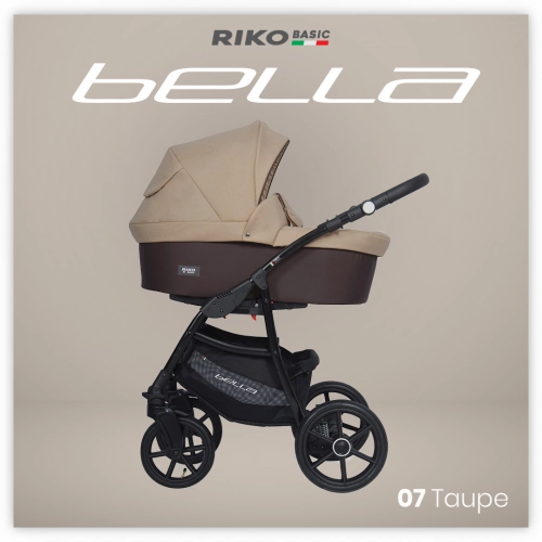 Riko Basic Bella 07 Taupe Bērnu rati 2in1