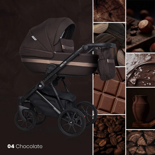 Wózek dziecięcy Riko Basic Delta 04 Chocolate