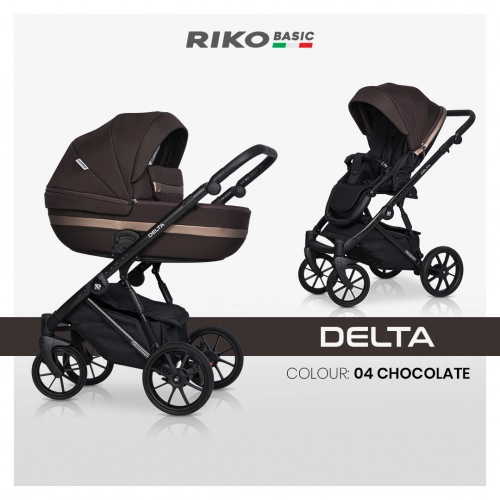 Wózek dziecięcy Riko Basic Delta 04 Chocolate