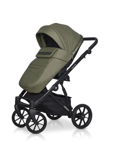 Riko Basic Delta Ecco 13 Olive Bērnu rati 2in1