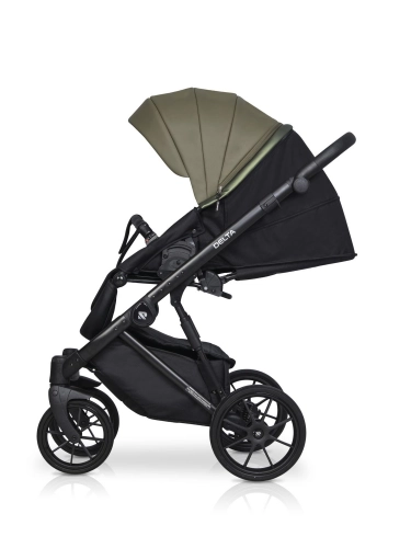 Riko Basic Delta Ecco 13 Olive Bērnu rati 2in1