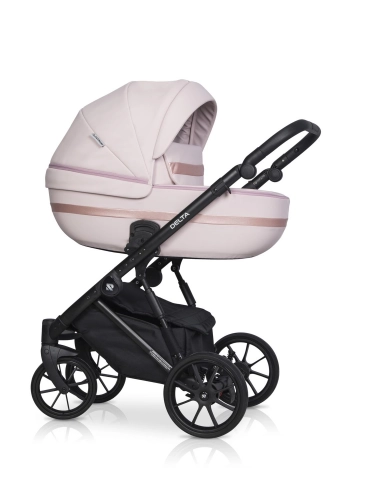 Riko Basic Delta Ecco 14 Rose Bērnu rati 2in1