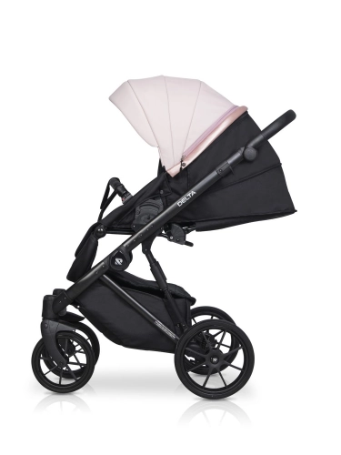 Riko Basic Delta Ecco 14 Rose Bērnu rati 2in1