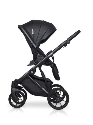 Riko Basic Delta Ecco 15 Black Bērnu rati 2in1
