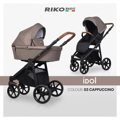 Riko Basic Idol 03 Cappuccino Детская коляска 2в1
