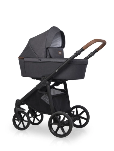 Riko Basic Idol 04 Anthracite Bērnu ratiņi 2in1