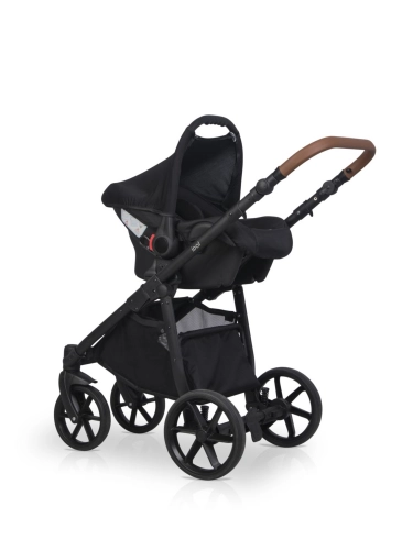 Riko Basic Idol 04 Anthracite Bērnu ratiņi 2in1