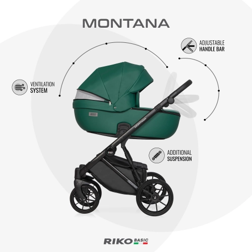 Riko Basic Montana Ecco 18 Camel Детская коляска 2 в 1
