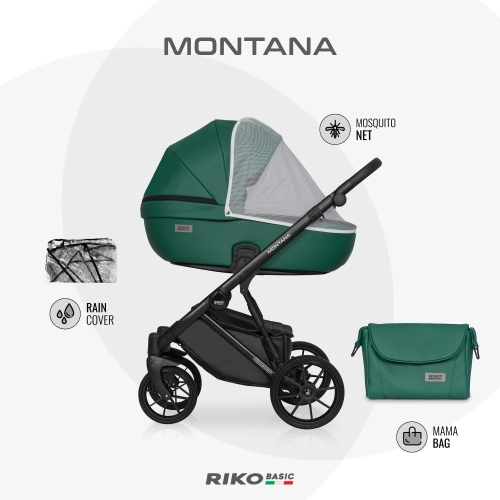 Riko Basic Montana Ecco 18 Camel Детская коляска 2 в 1