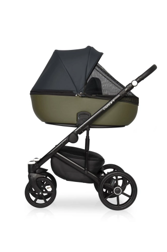 Riko Basic Ozon 02 Olive Bērnu rati 2 in 1