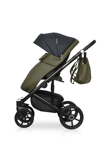 Riko Basic Ozon 02 Olive Bērnu rati 2 in 1