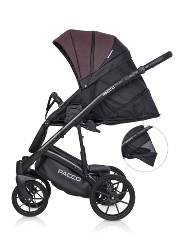 Riko Basic Pacco 01 Plum Детская коляска 2 в 1