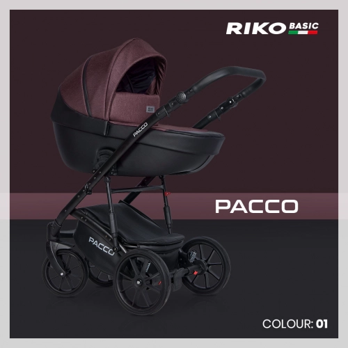 Riko Basic Pacco 01 Plum Детская коляска 2 в 1
