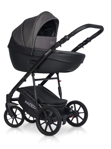 Riko Basic Pacco 04 Carbon Bērnu rati 2 in 1