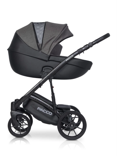 Riko Basic Pacco 04 Carbon Bērnu rati 2 in 1