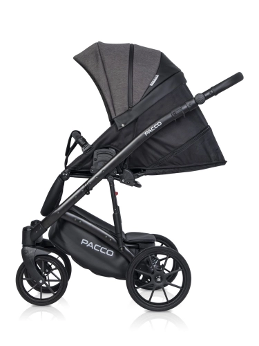 Riko Basic Pacco 04 Carbon Bērnu rati 2 in 1