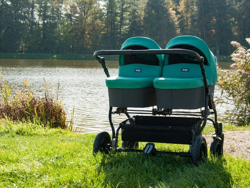 Riko Basic Saxo 03 Latte Коляска для двойняшек 2in1