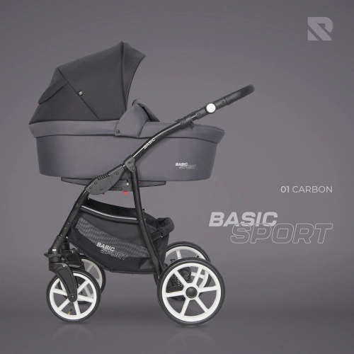 Riko Basic Sport Carbon Bērnu rati 2 in 1