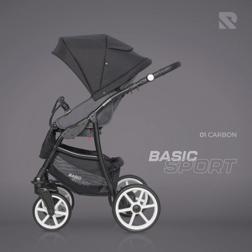 Riko Basic Sport Carbon Bērnu rati 2 in 1
