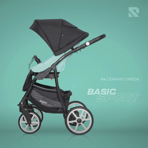 Riko Basic Sport Ceramic Green Bērnu rati 2 in 1