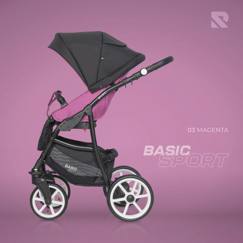 Riko Basic Sport Magenta Bērnu rati 2 in 1