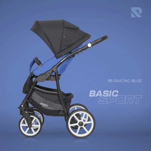 Riko Basic Sport Racing Blue Bērnu rati 2 in 1