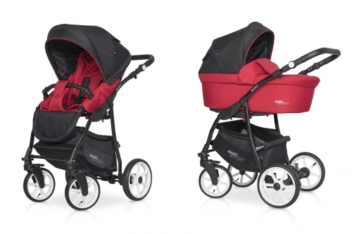 Riko Basic Sport Sport Red Bērnu rati 2 in 1