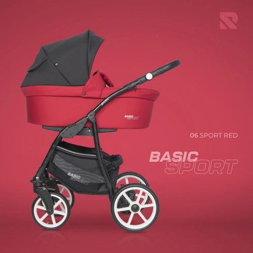 Riko Basic Sport Sport Red Bērnu rati 2 in 1