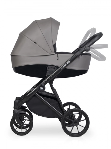 Riko Brano Pro Anthracite Bērnu rati 2 in 1