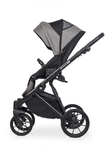Riko Brano Pro Anthracite Bērnu rati 2 in 1