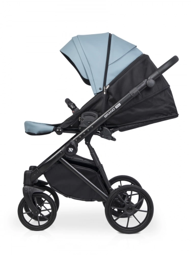 Riko Brano Pro Crystal Blue Bērnu rati 2 in 1
