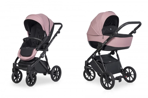 Riko Brano Pro Energy Pink Bērnu rati 2 in 1
