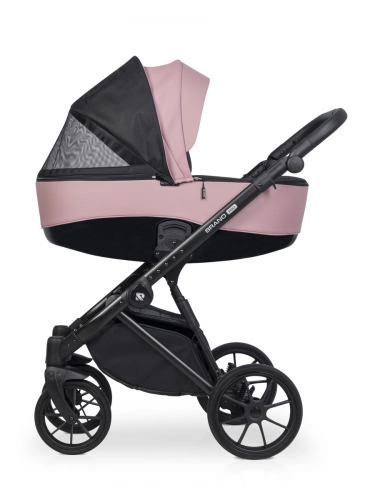 Riko Brano Pro Energy Pink Bērnu rati 2 in 1