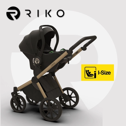 Riko Cava 02 Coal Bērnu rati 2 in 1