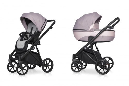 Riko Nano Pro Pearl Pink Bērnu rati 2 in 1