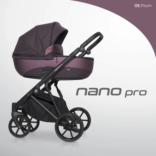 Riko Nano Pro Plum Bērnu rati 2 in 1