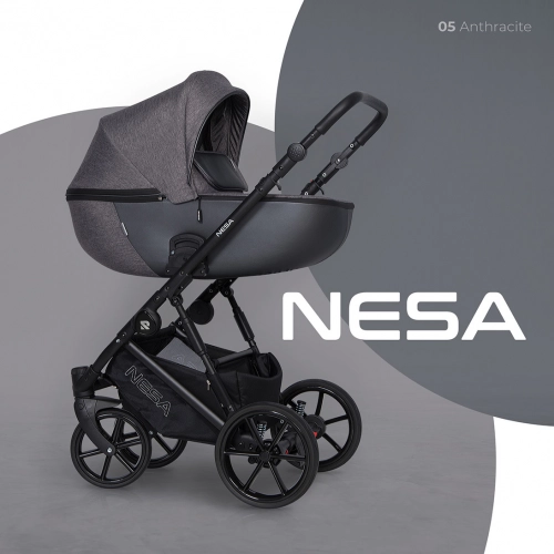Riko Nesa Anthracite Bērnu rati 2in1