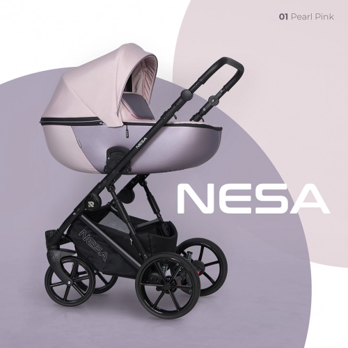Riko Nesa Pearl Pink Bērnu rati 2in1