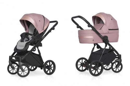 Riko Ultima Pink Bērnu rati 2in1