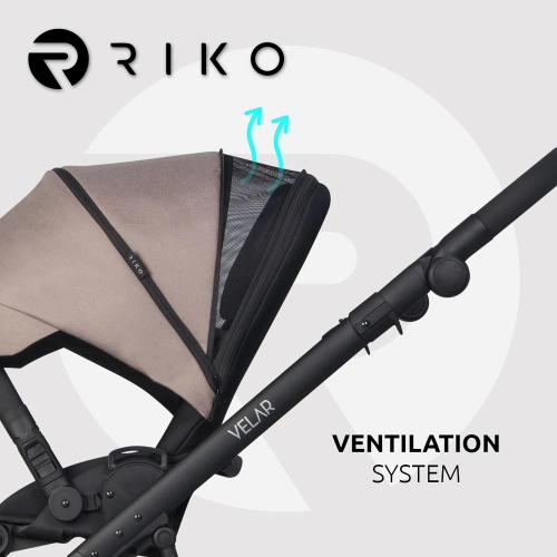 Riko Velar 02 Sand Bērnu rati 2in1