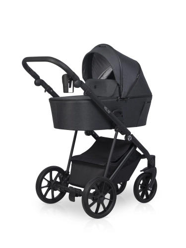 Riko Velar 04 Coal Bērnu rati 2in1