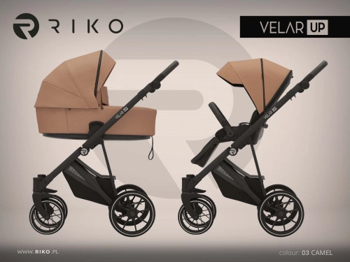 Riko Velar Up 03 Camel Bērnu rati 2in1