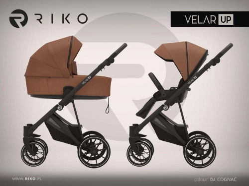 Riko Velar Up 04 Cognac Bērnu rati 2in1