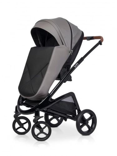 Riko XD Black Line Anthracite Bērnu rati 2in1
