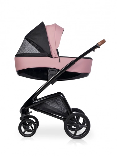 Riko XD Black Line Energy Pink Bērnu rati 2in1