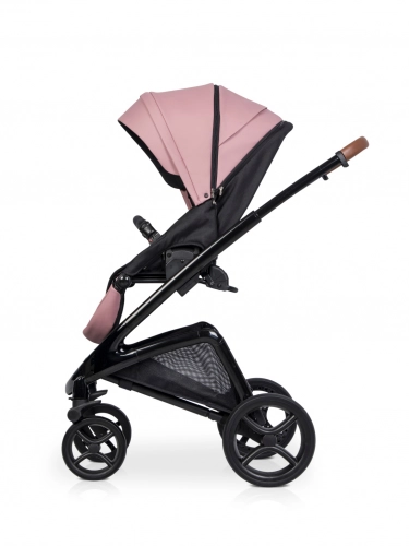 Riko XD Black Line Energy Pink Bērnu rati 2in1