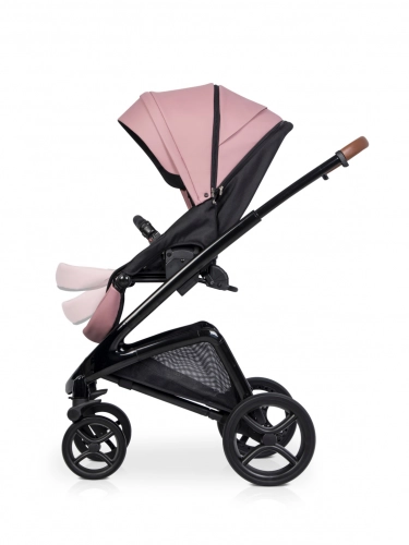 Riko XD Black Line Energy Pink Bērnu rati 2in1