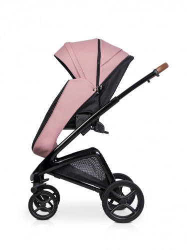 Riko XD Black Line Energy Pink Bērnu rati 2in1