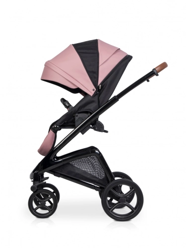 Riko XD Black Line Energy Pink Bērnu rati 2in1